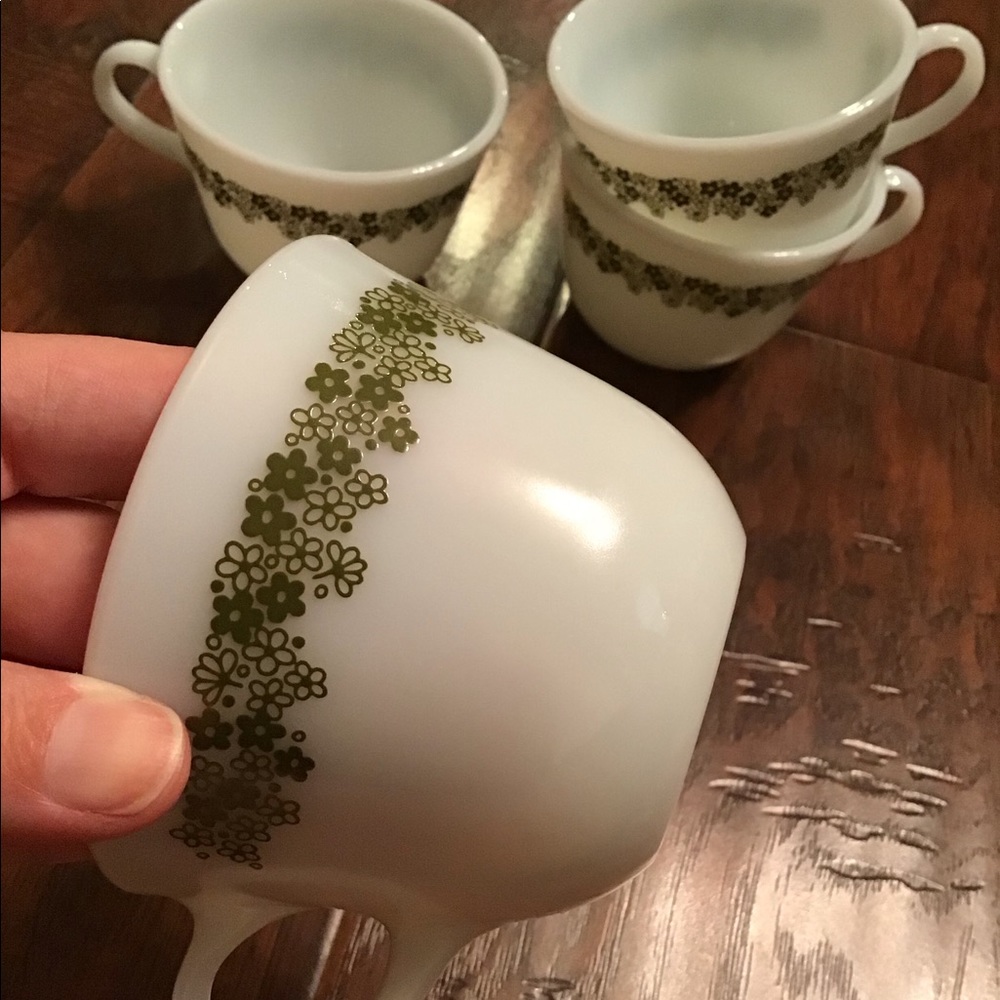 Vintage Pyrex Coffee Cups - Picture 4 of 5